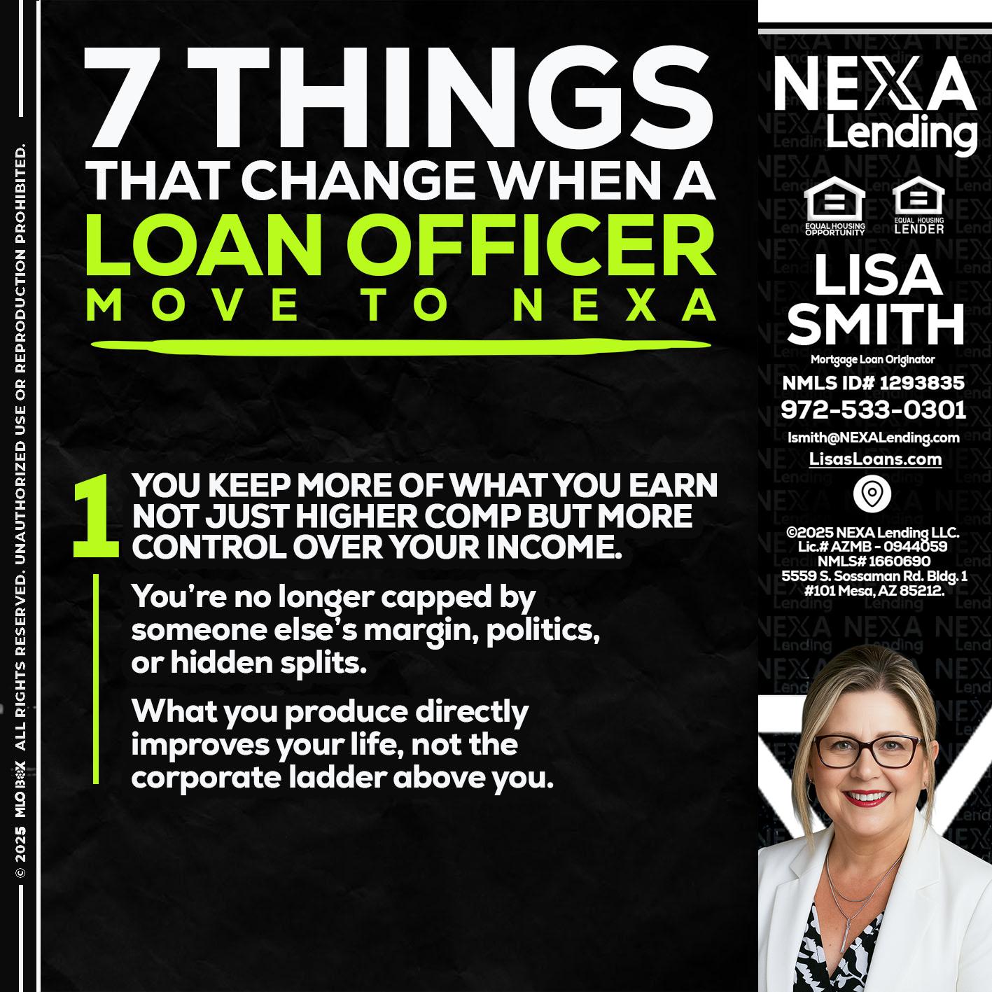 7 THINGS (1) - Lisa Smith -Mortgage Loan Originator