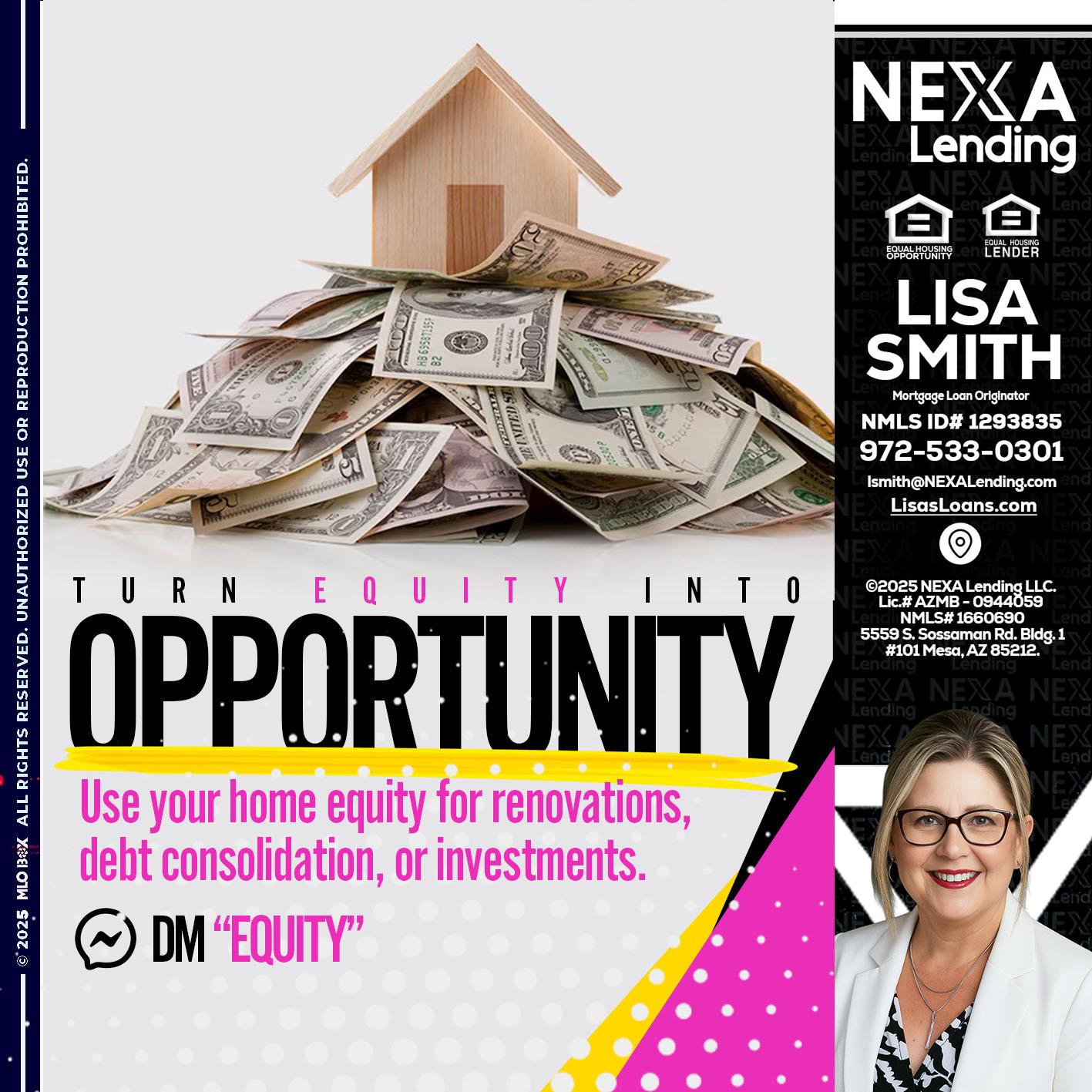 opportunity - Lisa Smith -Mortgage Loan Originator
