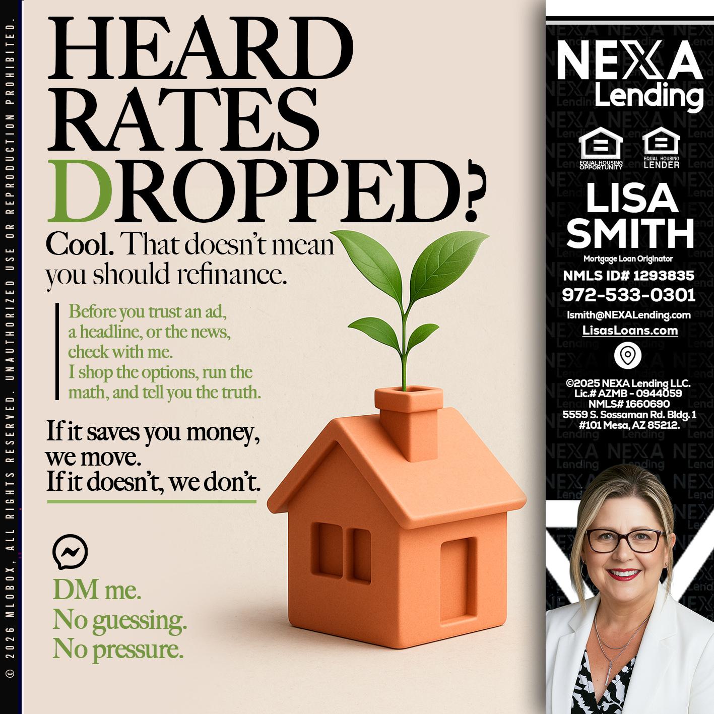 HEARD RATES - Lisa Smith -Mortgage Loan Originator