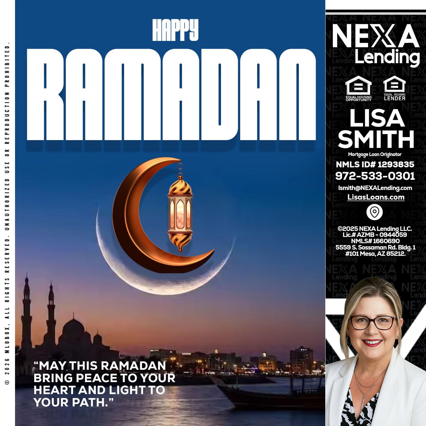 RAMADAN - Lisa Smith -Mortgage Loan Originator