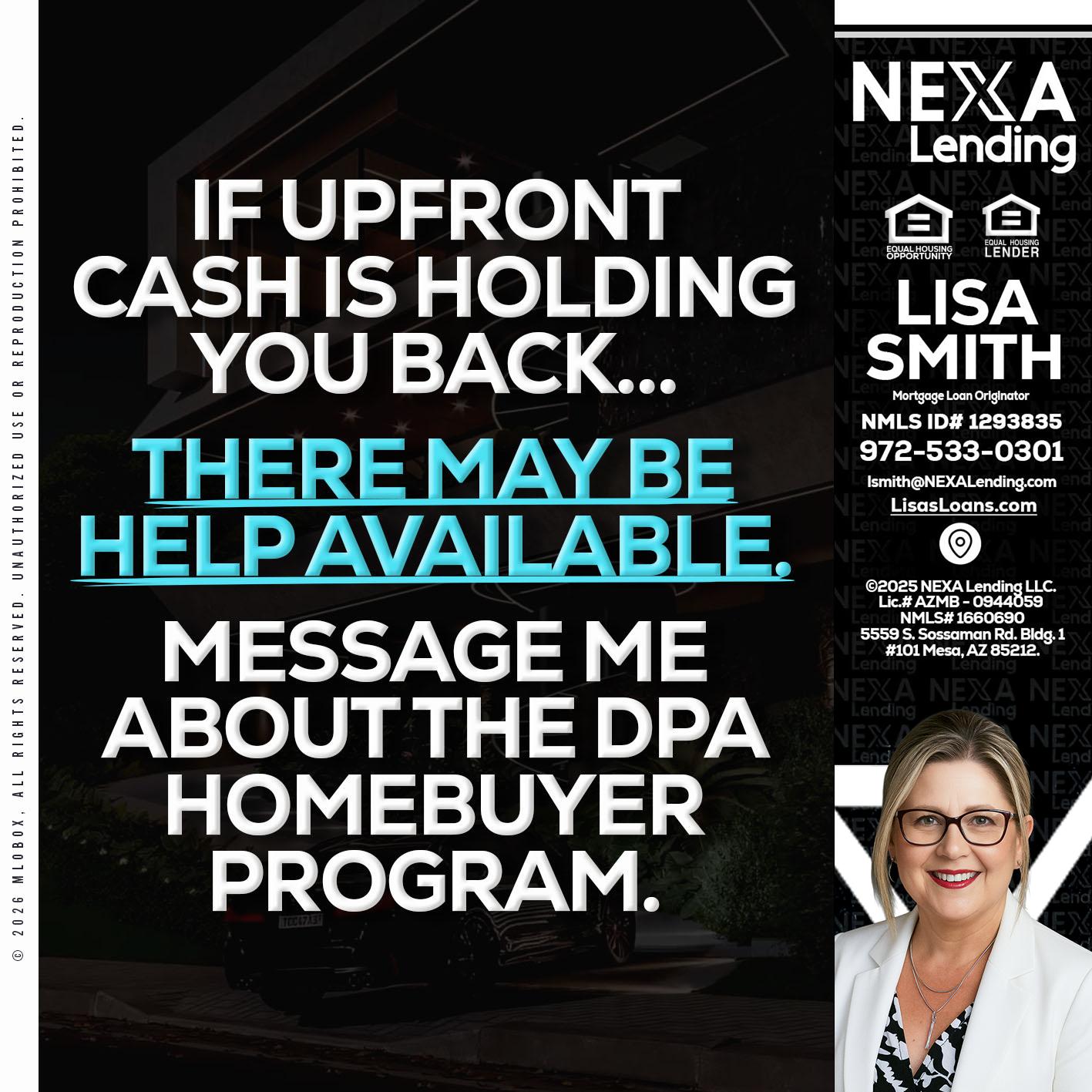 IF UPFRONT - Lisa Smith -Mortgage Loan Originator