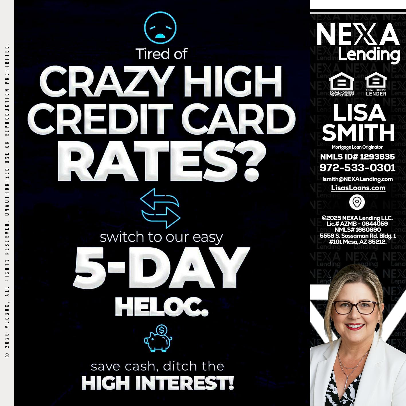 CRAZY HIGH - Lisa Smith -Mortgage Loan Originator