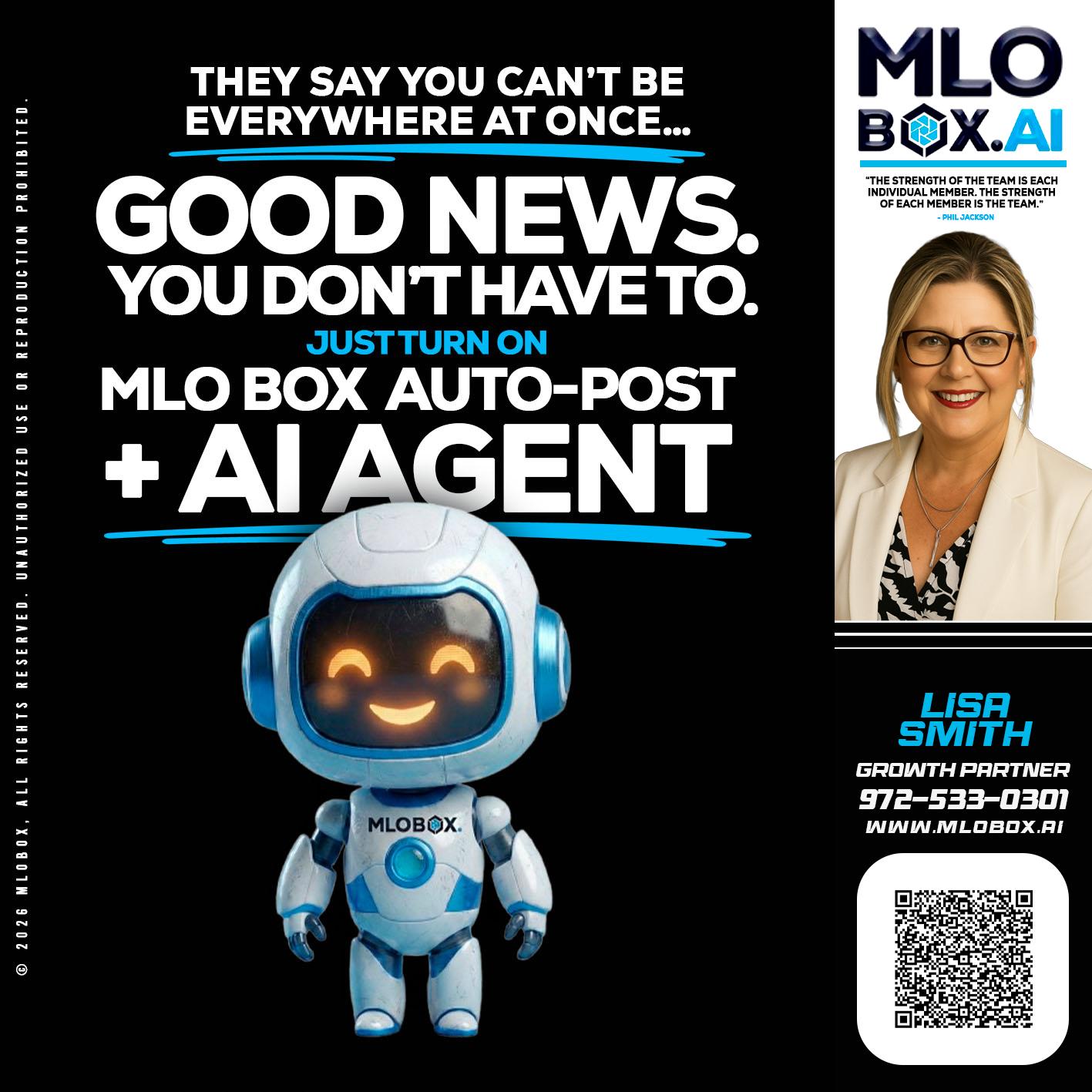 GOOD NEWS - Lisa Smith -Mortgage Loan Originator