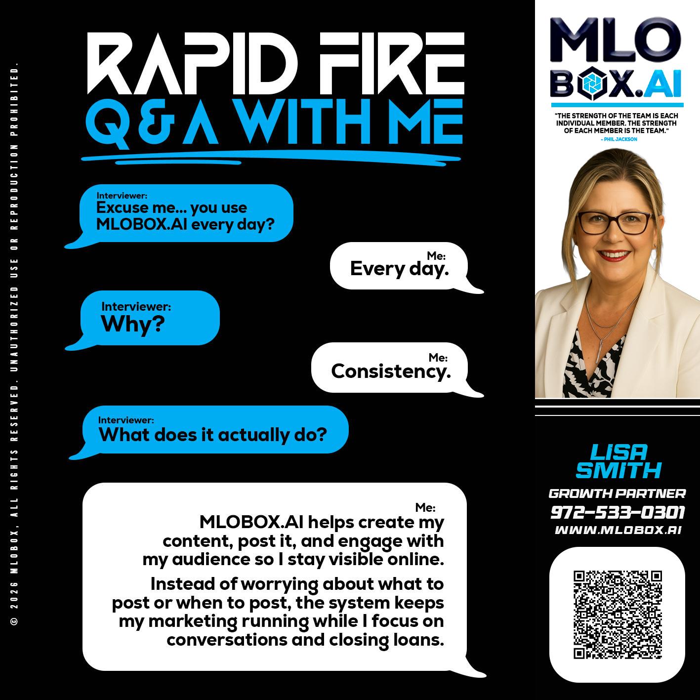 RAPID Q&A - Lisa Smith -Mortgage Loan Originator