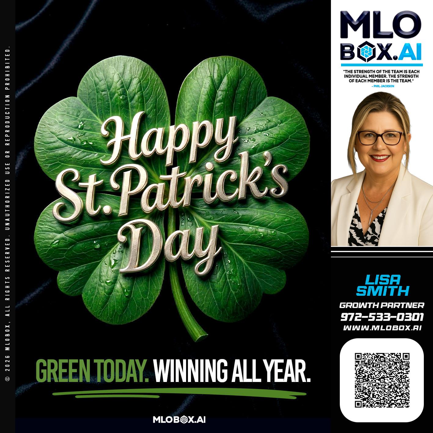 happy st Patricks day - Lisa Smith -Mortgage Loan Originator