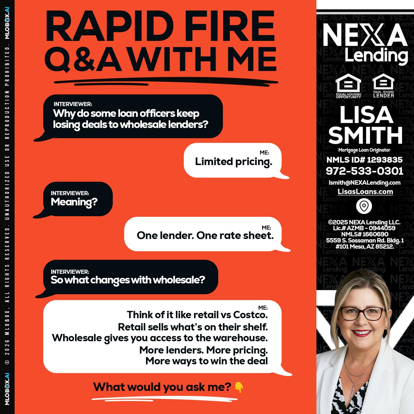 Q&A - Lisa Smith -Mortgage Loan Originator