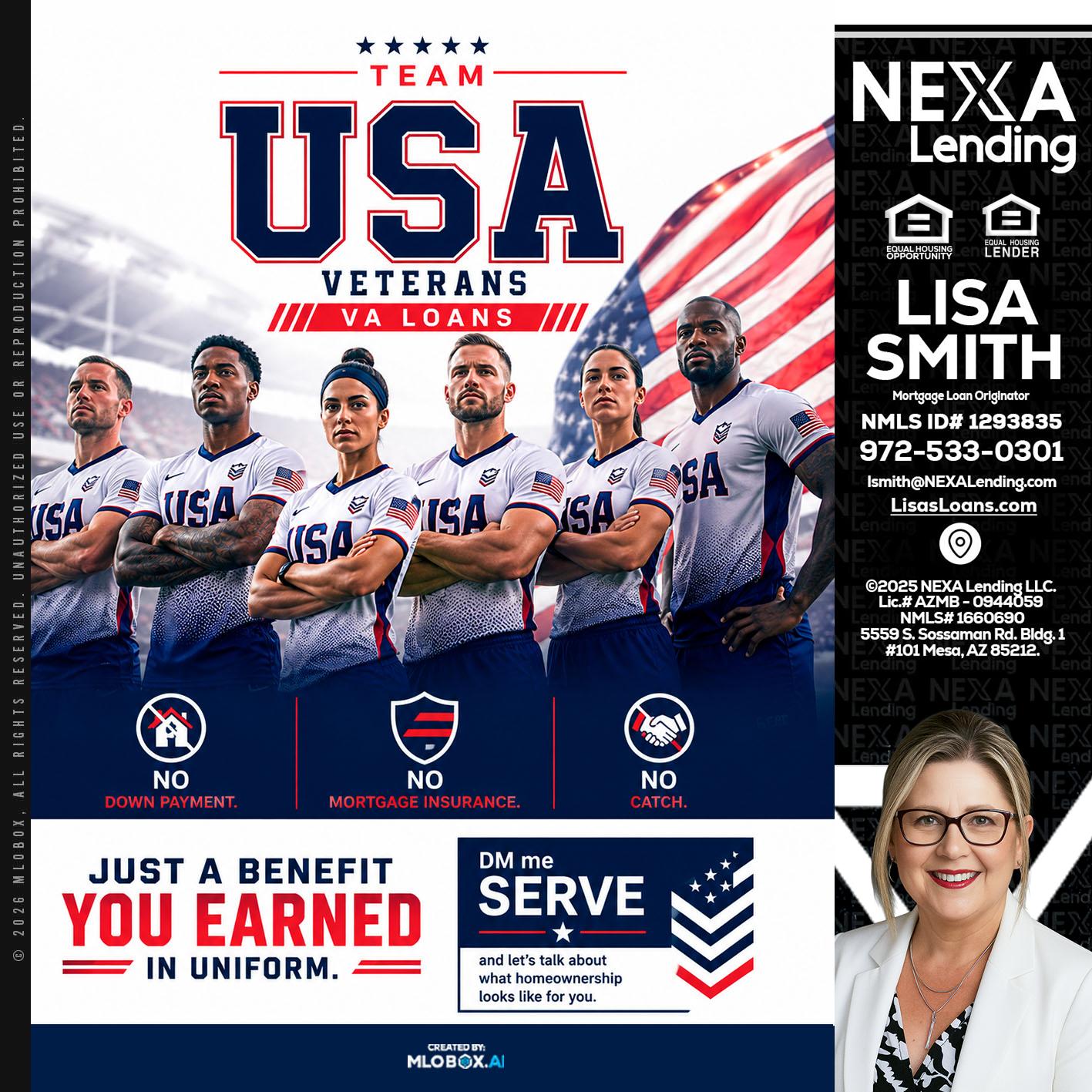 USA TEAM - Lisa Smith -Mortgage Loan Originator